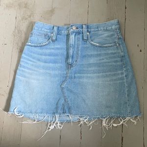 MADEWELL light denim wash skirt!!